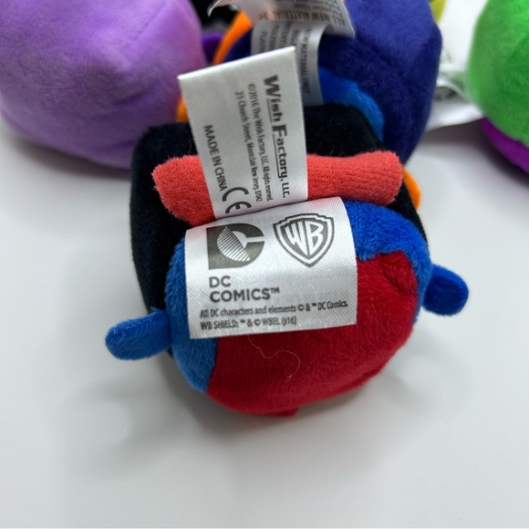Kawaii cubes plush, lot of 6 DC characters - Picture 4 of 4